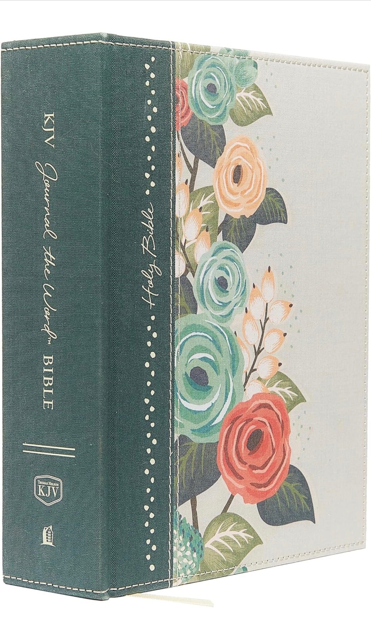 Journal The Word Bible Green Floral